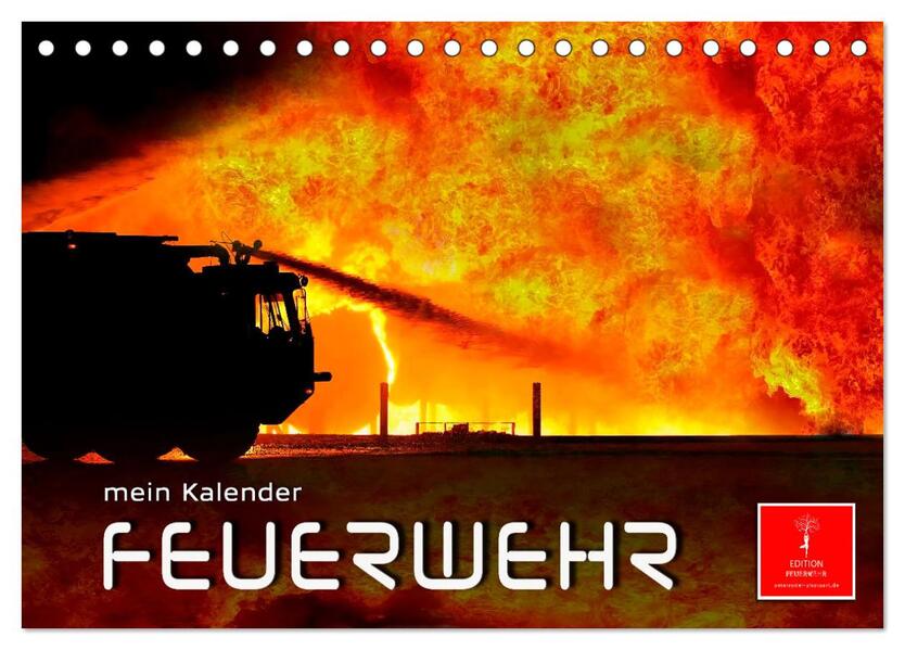 Feuerwehr - mein Kalender (Tischkalender 2026 DIN A5 quer) CALVENDO Monatskalender