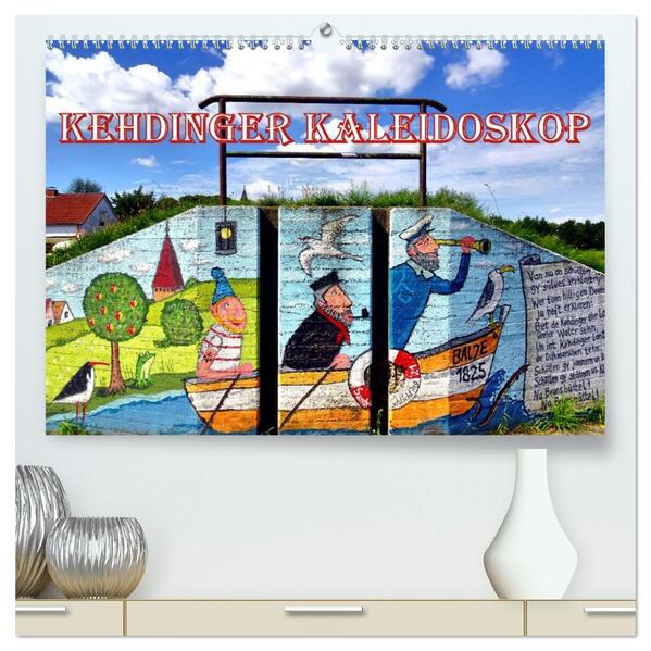 Kehdinger Kaleidoskop (hochwertiger Premium Wandkalender 2026 DIN A2 quer) Kunstdruck in Hochglanz