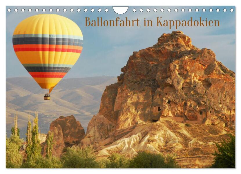 Ballonfahrt in Kappadokien (Wandkalender 2026 DIN A4 quer) CALVENDO Monatskalender