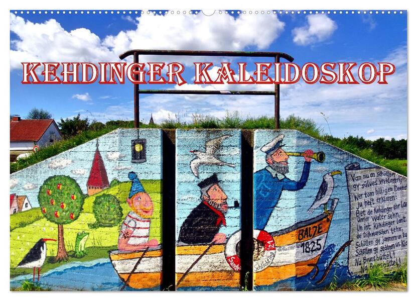 Kehdinger Kaleidoskop (Wandkalender 2026 DIN A2 quer) CALVENDO Monatskalender