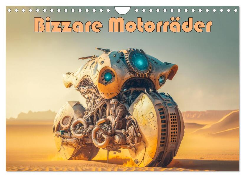 Bizzare Motorräder (Wandkalender 2026 DIN A4 quer) CALVENDO Monatskalender