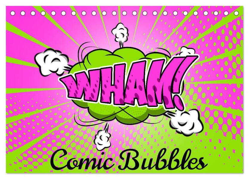Comic Bubbles (Tischkalender 2026 DIN A5 quer) CALVENDO Monatskalender