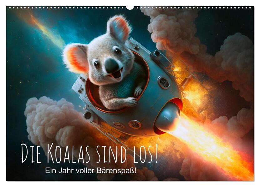 Die Koalas sind los! Ein Jahr voller Bärenspaß (Wandkalender 2026 DIN A2 quer) CALVENDO Monatskalender
