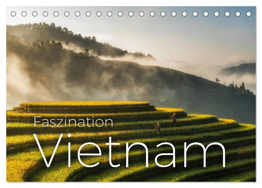 Faszination Vietnam (Tischkalender 2026 DIN A5 quer) CALVENDO Monatskalender
