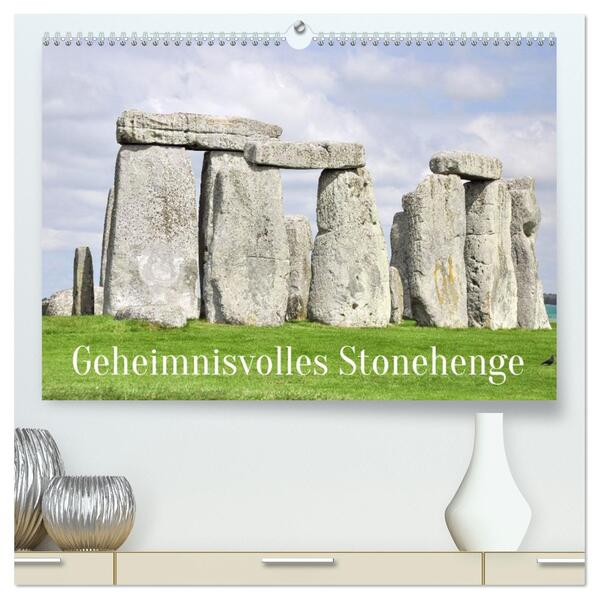 Geheimnisvolles Stonehenge (hochwertiger Premium Wandkalender 2026 DIN A2 quer) Kunstdruck in Hochglanz
