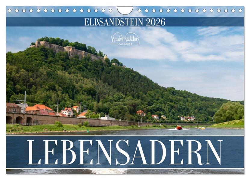 Lebensadern - Elbsandstein (Wandkalender 2026 DIN A4 quer) CALVENDO Monatskalender