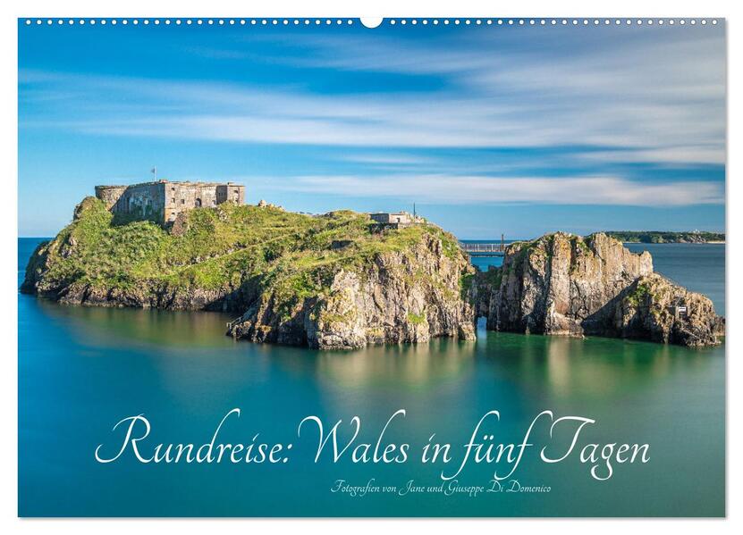 Rundreise: Wales in fünf Tagen (Wandkalender 2026 DIN A2 quer) CALVENDO Monatskalender