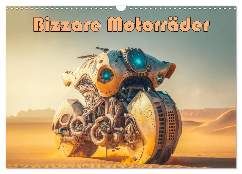 Bizzare Motorräder (Wandkalender 2026 DIN A3 quer) CALVENDO Monatskalender