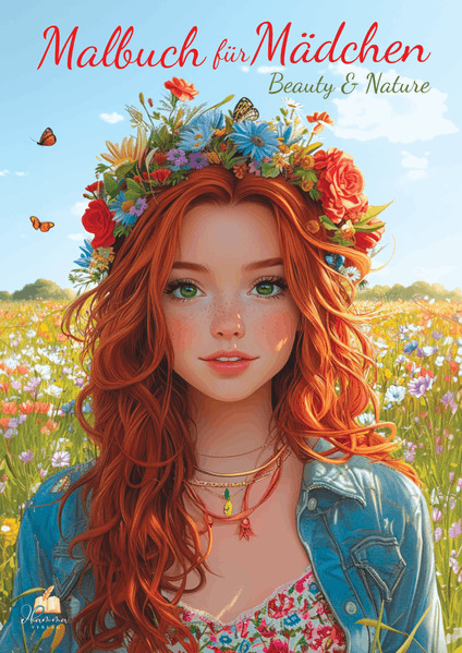 Malbuch für Mädchen ab 10 Jahren - Beauty & Nature - mit 52 Ausmalbildern | Kreatives Geschenk mit floralen Mädchenmotiven Tieren & Naturkulissen zum fantasievollen Ausmalen