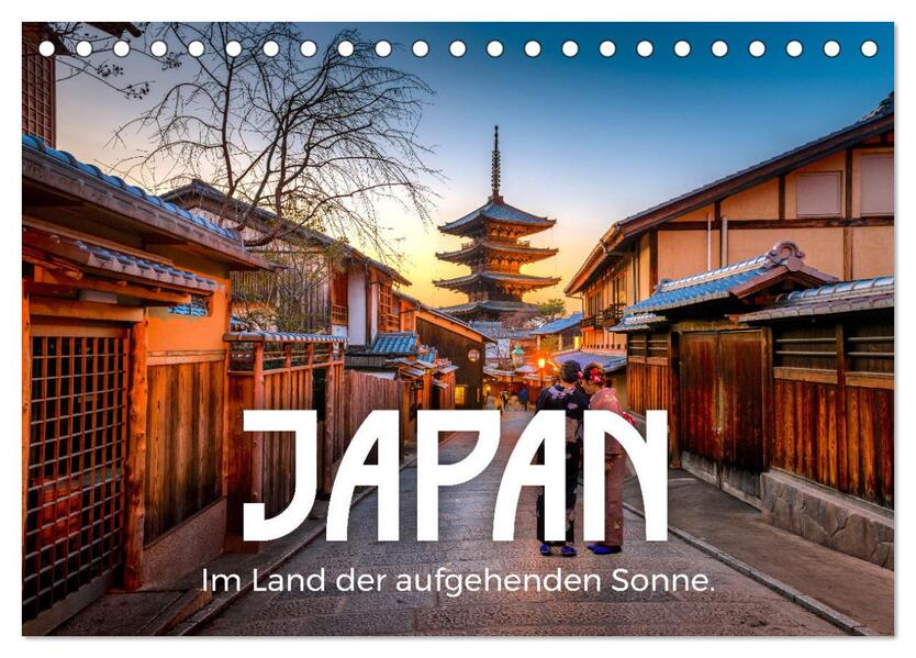 Japan - Im Land der aufgehenden Sonne. (Tischkalender 2026 DIN A5 quer) CALVENDO Monatskalender