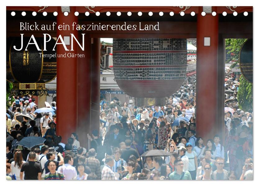 Blick auf ein faszinierendes Land - Japan 2026 (Tischkalender 2026 DIN A5 quer) CALVENDO Monatskalender