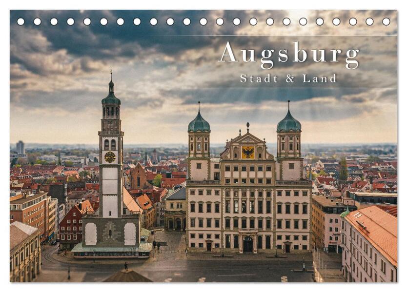 Augsburg - Stadt und Land (Tischkalender 2026 DIN A5 quer) CALVENDO Monatskalender