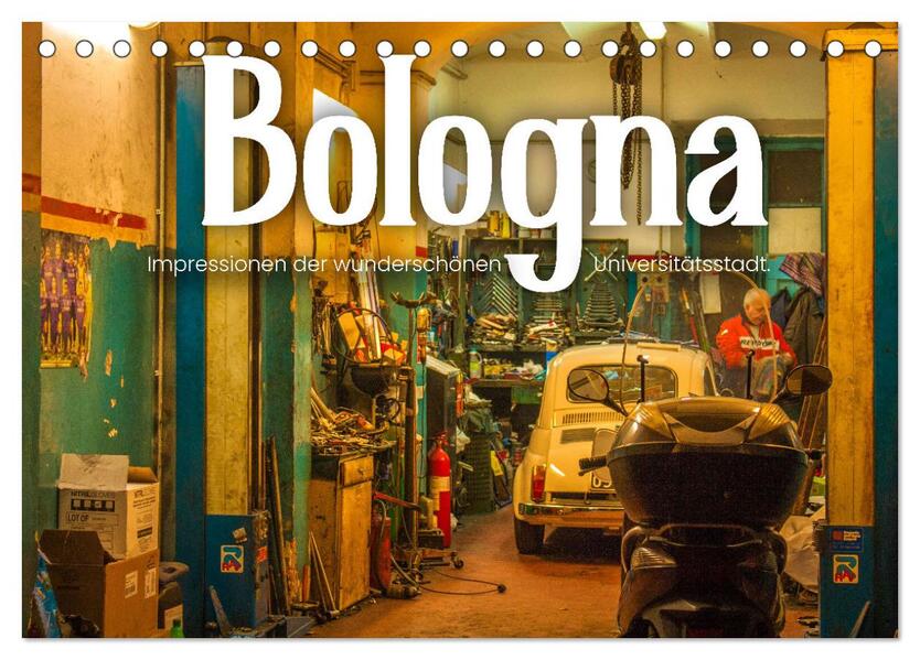 Bologna - Impressionen der wunderschönen Universitätsstadt. (Tischkalender 2026 DIN A5 quer) CALVENDO Monatskalender