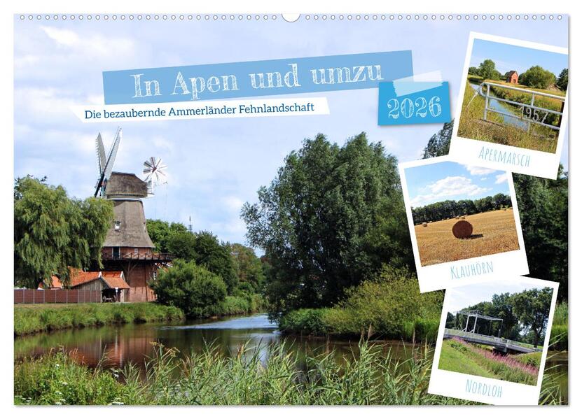 In Apen und umzu (Wandkalender 2026 DIN A2 quer) CALVENDO Monatskalender