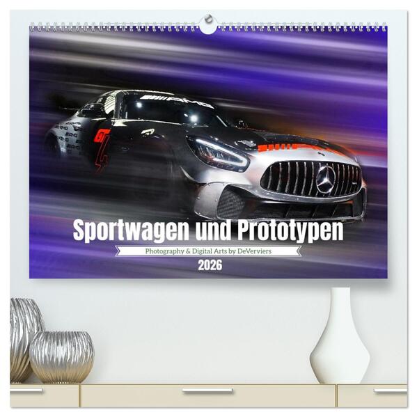 Sportwagen und Prototypen (hochwertiger Premium Wandkalender 2026 DIN A2 quer) Kunstdruck in Hochglanz