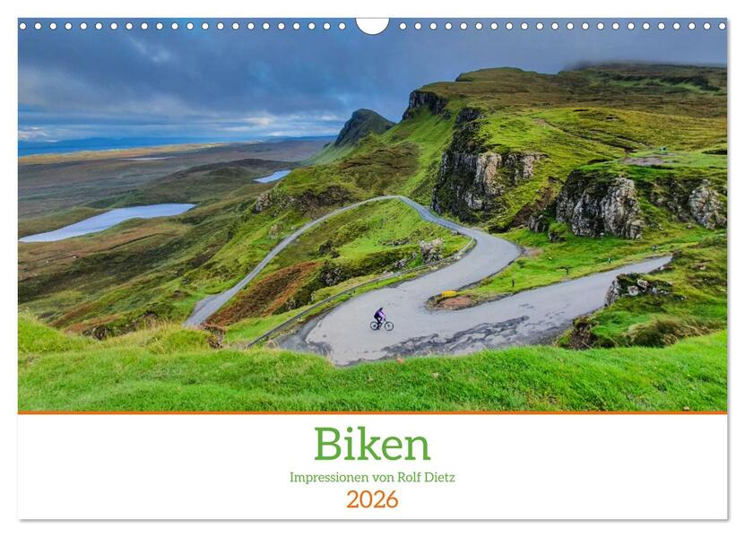 Biken - Impressionen von Rolf Dietz (Wandkalender 2026 DIN A3 quer) CALVENDO Monatskalender