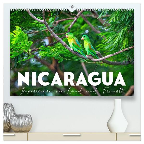 Nicaragua - Impressionen von Land und Tierwelt. (hochwertiger Premium Wandkalender 2026 DIN A2 quer) Kunstdruck in Hochglanz