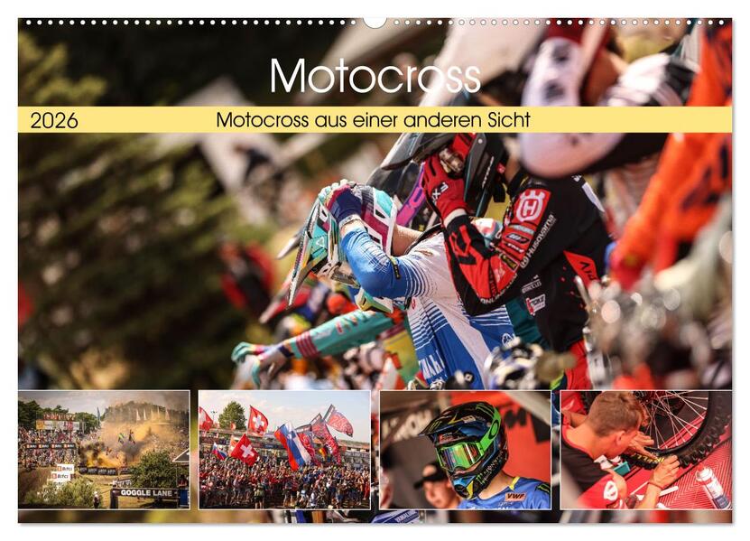 Motocross aus einer anderen Sicht (Wandkalender 2026 DIN A2 quer) CALVENDO Monatskalender