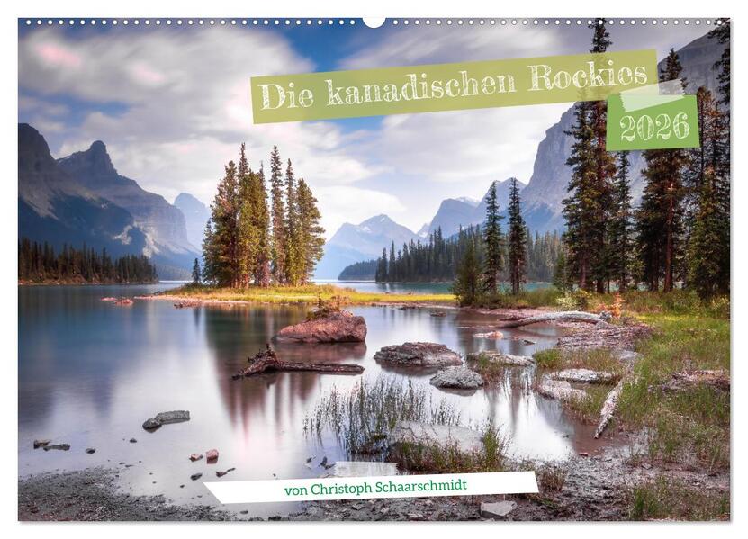 Die kanadischen Rockies (Wandkalender 2026 DIN A2 quer) CALVENDO Monatskalender
