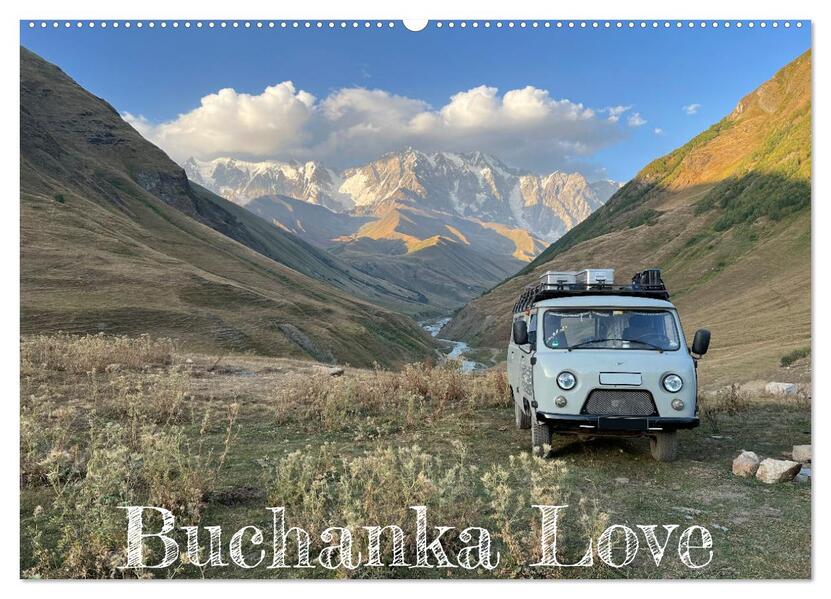 UAZ 452 Buchanka Love (Wandkalender 2026 DIN A2 quer) CALVENDO Monatskalender