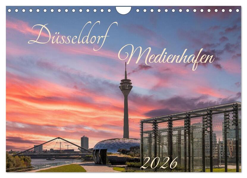 Düsseldorf Medienhafen (Wandkalender 2026 DIN A4 quer) CALVENDO Monatskalender