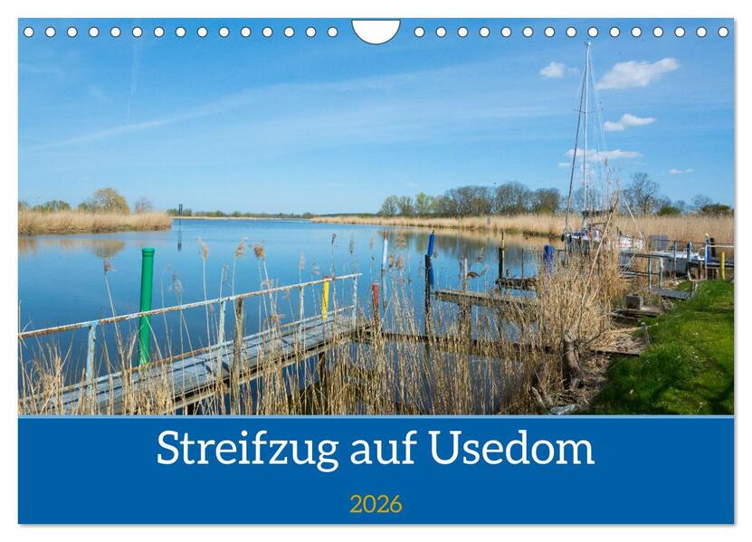 Streifzug auf Usedom (Wandkalender 2026 DIN A4 quer) CALVENDO Monatskalender