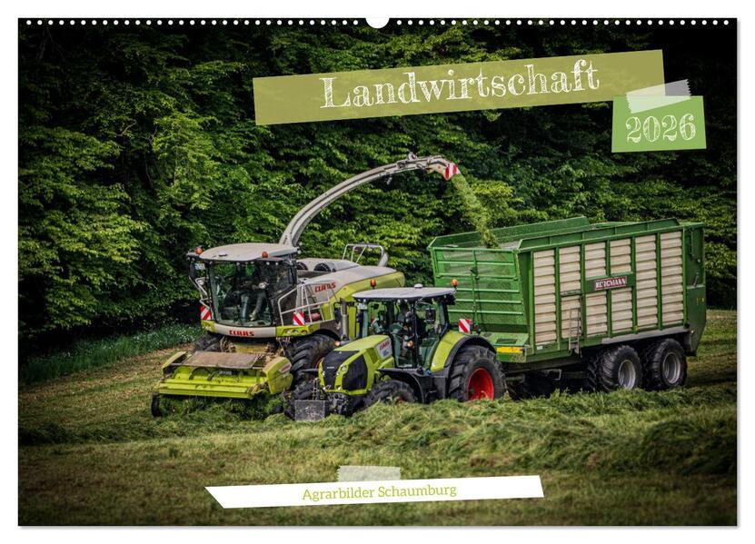 Landwirtschaft 2026 (Wandkalender 2026 DIN A2 quer) CALVENDO Monatskalender