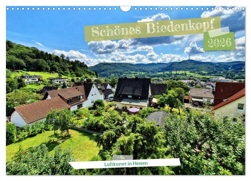 Schönes Biedenkopf Luftkurort in Hessen (Wandkalender 2026 DIN A3 quer) CALVENDO Monatskalender