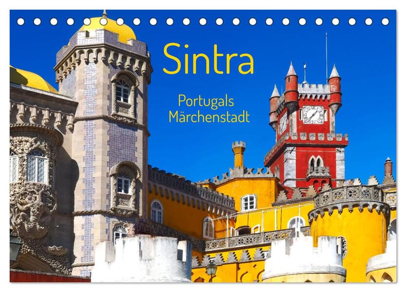 Sintra - Portugals Märchenstadt (Tischkalender 2026 DIN A5 quer) CALVENDO Monatskalender