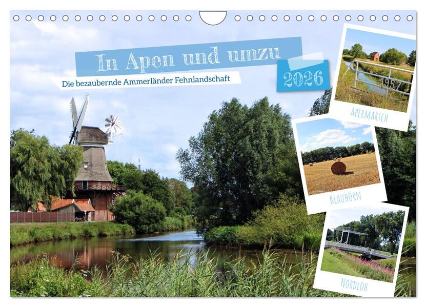 In Apen und umzu (Wandkalender 2026 DIN A4 quer) CALVENDO Monatskalender