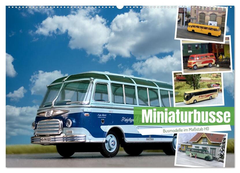 Miniaturbusse (Wandkalender 2026 DIN A2 quer) CALVENDO Monatskalender