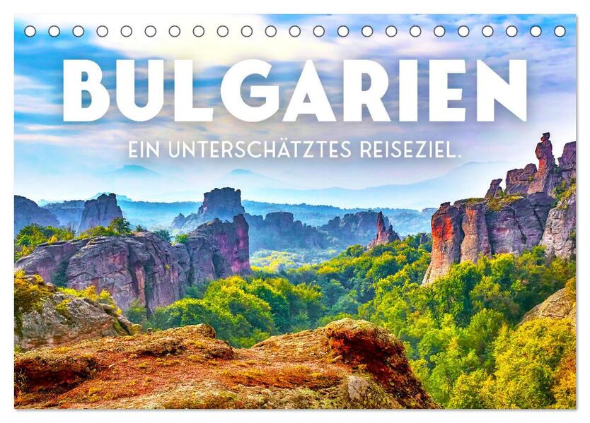 Bulgarien - Ein unterschätztes Reiseziel. (Tischkalender 2026 DIN A5 quer) CALVENDO Monatskalender