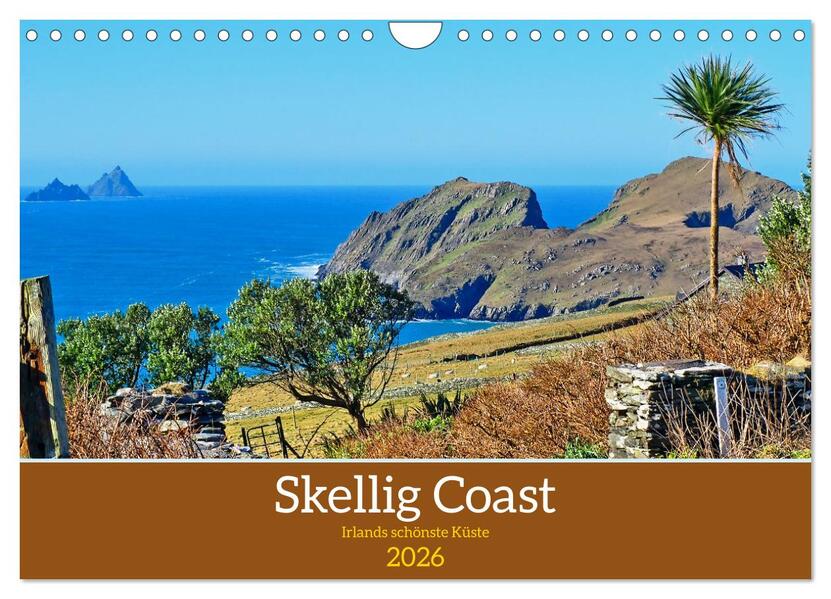 Skellig Coast - Irlands schönste Küste (Wandkalender 2026 DIN A4 quer) CALVENDO Monatskalender