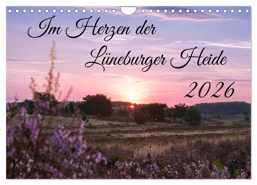 Im Herzen der Lüneburger Heide (Wandkalender 2026 DIN A4 quer) CALVENDO Monatskalender