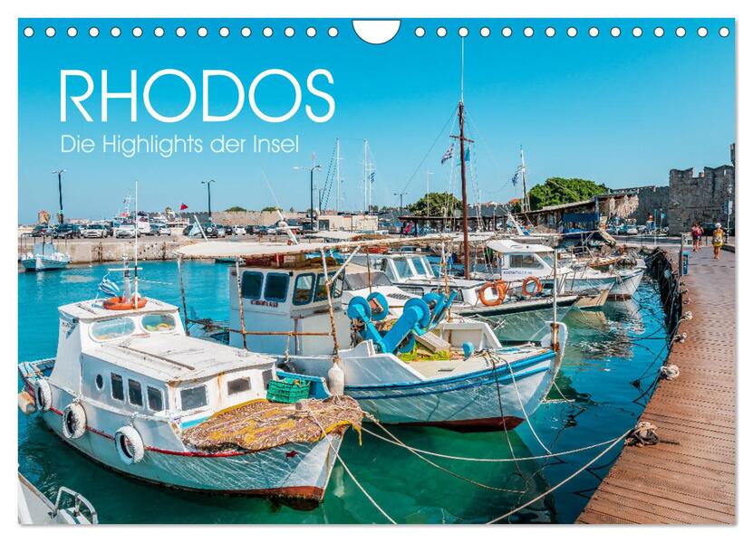Rhodos - Die Highlights der Insel (Wandkalender 2026 DIN A4 quer) CALVENDO Monatskalender