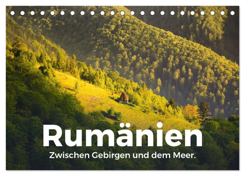 Rumänien - Zwischen Gebirgen und dem Meer. (Tischkalender 2026 DIN A5 quer) CALVENDO Monatskalender