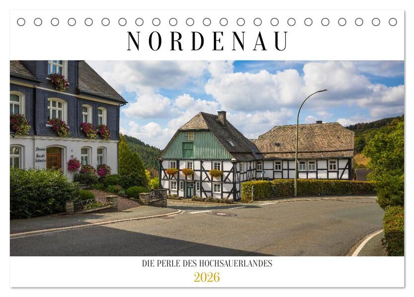 Nordenau - Die Perle des Hochsauerlandes (Tischkalender 2026 DIN A5 quer) CALVENDO Monatskalender
