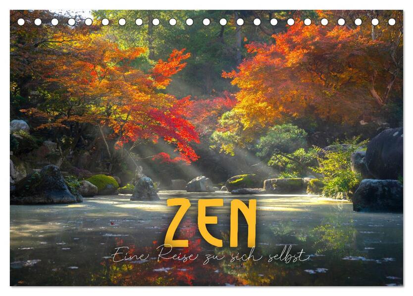 ZEN - Eine Reise zu sich selbst (Tischkalender 2026 DIN A5 quer) CALVENDO Monatskalender