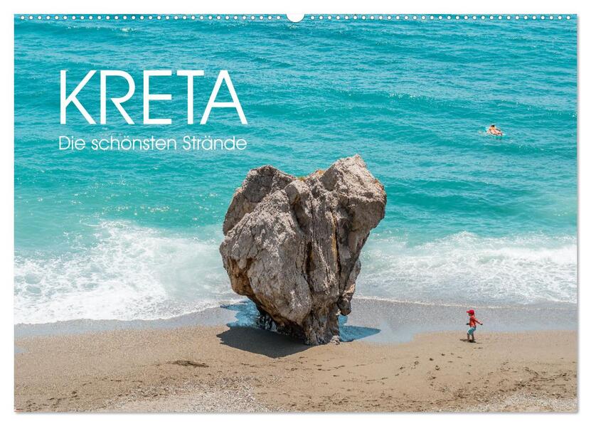 Kreta - Die schönsten Strände (Wandkalender 2026 DIN A2 quer) CALVENDO Monatskalender