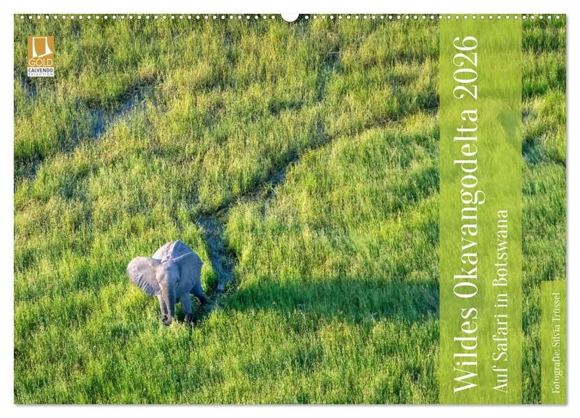 Wildes Okavangodelta (Wandkalender 2026 DIN A2 quer) CALVENDO Monatskalender
