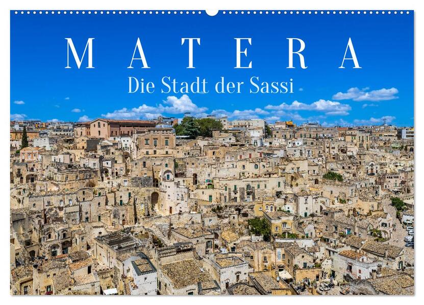 Matera - Die Stadt der Sassi (Wandkalender 2026 DIN A2 quer) CALVENDO Monatskalender