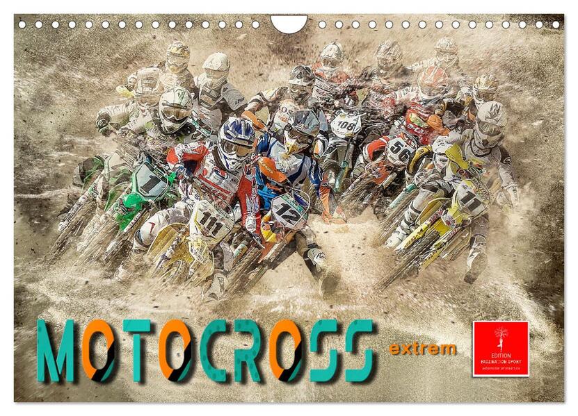 Motocross extrem (Wandkalender 2026 DIN A4 quer) CALVENDO Monatskalender