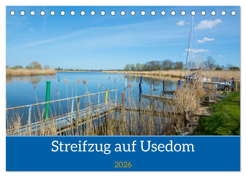 Streifzug auf Usedom (Tischkalender 2026 DIN A5 quer) CALVENDO Monatskalender