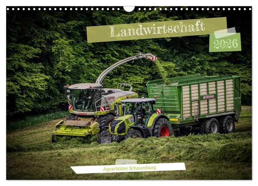 Landwirtschaft 2026 (Wandkalender 2026 DIN A3 quer) CALVENDO Monatskalender