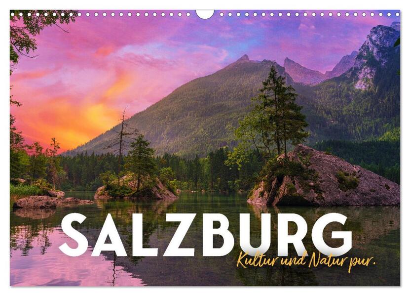 Salzburg - Kultur und Natur pur. (Wandkalender 2026 DIN A3 quer) CALVENDO Monatskalender