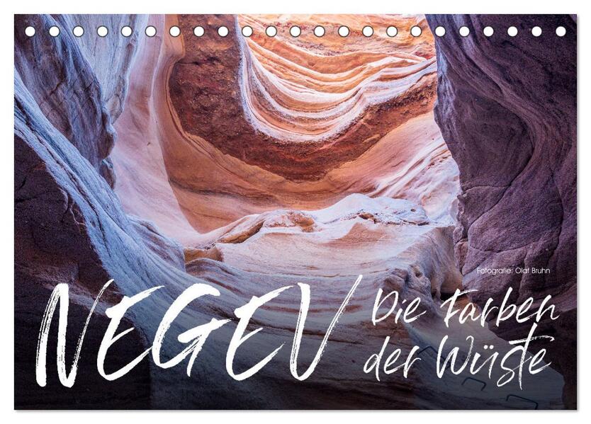 Negev - die Farben der Wüste (Tischkalender 2026 DIN A5 quer) CALVENDO Monatskalender