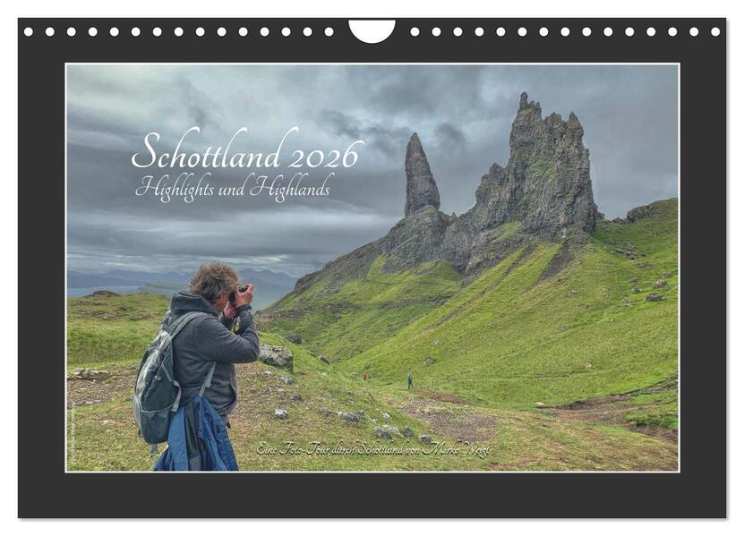 Schottland 2026 Highlights und Highlands (Wandkalender 2026 DIN A4 quer) CALVENDO Monatskalender