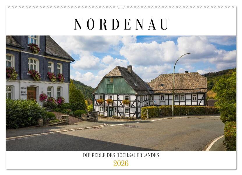 Nordenau - Die Perle des Hochsauerlandes (Wandkalender 2026 DIN A2 quer) CALVENDO Monatskalender