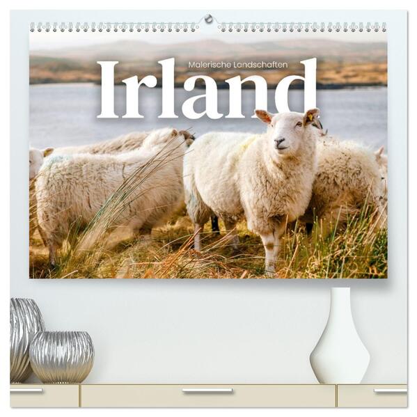 Irland - Malerische Landschaften (hochwertiger Premium Wandkalender 2026 DIN A2 quer) Kunstdruck in Hochglanz