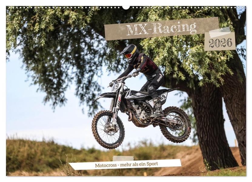 MX-Racing 2026 (Wandkalender 2026 DIN A2 quer) CALVENDO Monatskalender
